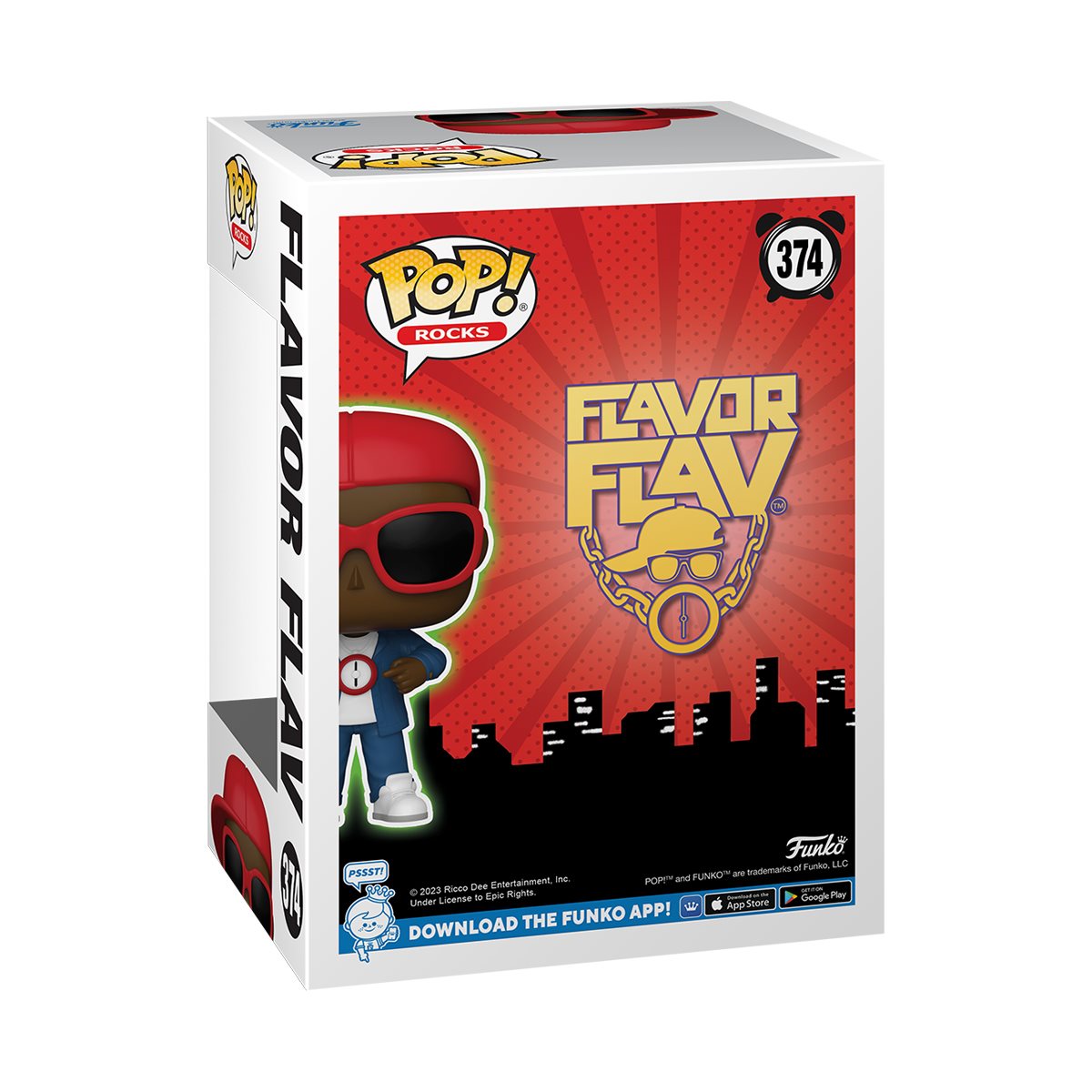 Flavor Flav Flavor of Love Funko Pop! Vinyl Figure #374 - Exclusive Collectible Toy for Fans of Reality TV & Hip Hop Culture | Perfect for Display, Gifts, and Pop Culture Collections