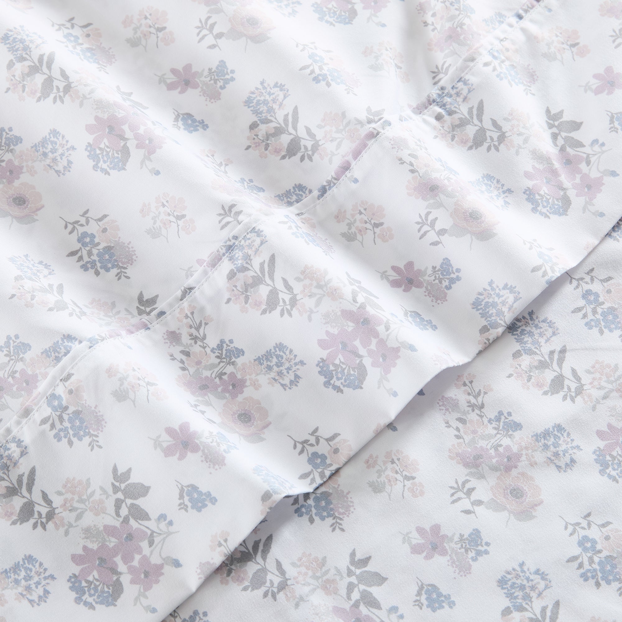 Premium Suzette Sheet Set - Soft & Breathable 100% Cotton Bed Sheets - Queen Size, 4-Piece Set - Perfect for Home, Hotel, and Airbnb Use