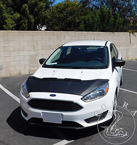 Ford Focus ST RS Car Hood Mask Bra (2015-2018) - Durable Front End Protection Cover for Car Shows & Daily Driving