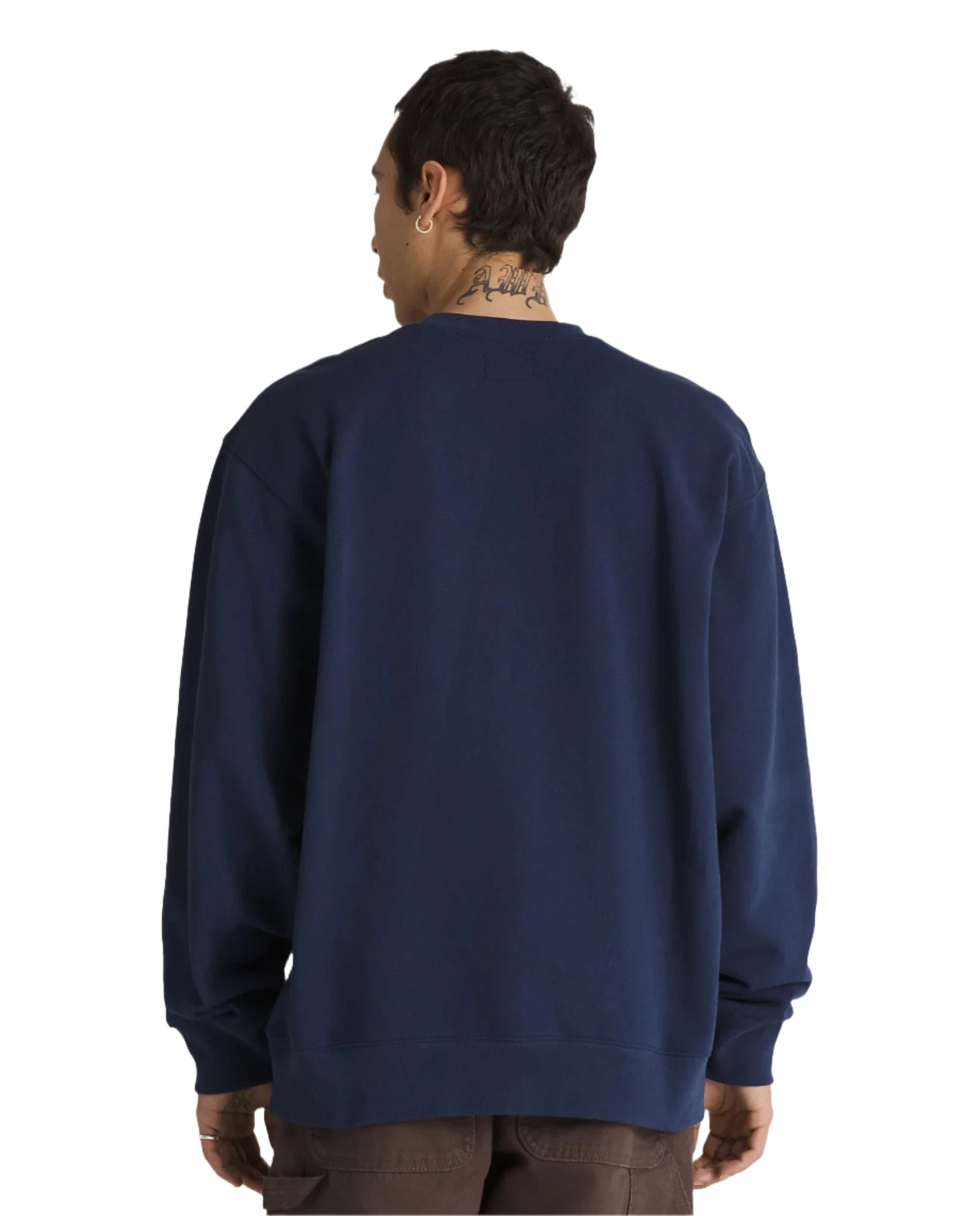 VANS AVE Pullover Crewneck Sweater Dress for Women - Soft Blue Oversized Knit Dress - Perfect for Casual Wear, Date Night & Fall Outfits