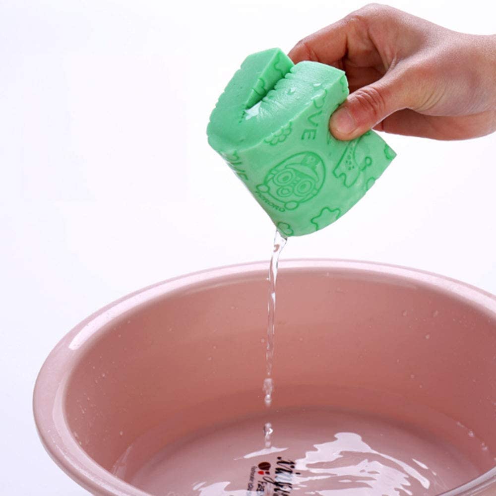 BLAGO Soft Bath Sponge for Shower & Exfoliation - Japanese Spa Cellulite Massager & Dead Skin Remover - Body & Face Scrubber for Women & Men - Perfect for Daily Skincare, Spa Days & Relaxing Bath Time