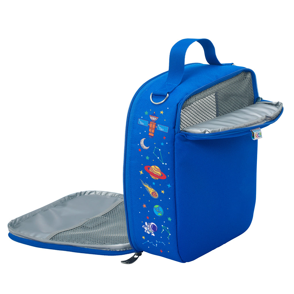 Galaxy Boy Large Insulated Lunch Bag for School, Work & Picnics - Durable Reusable Cooler Lunch Box for Men & Women - Perfect for Office, Travel & Outdoor Activities