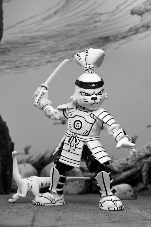 Usagi Yojimbo Samurai Action Figure - Black & White Collectible Toy for Anime Fans & Comic Book Lovers | Perfect for Display, Gifts & Cosplay Accessories