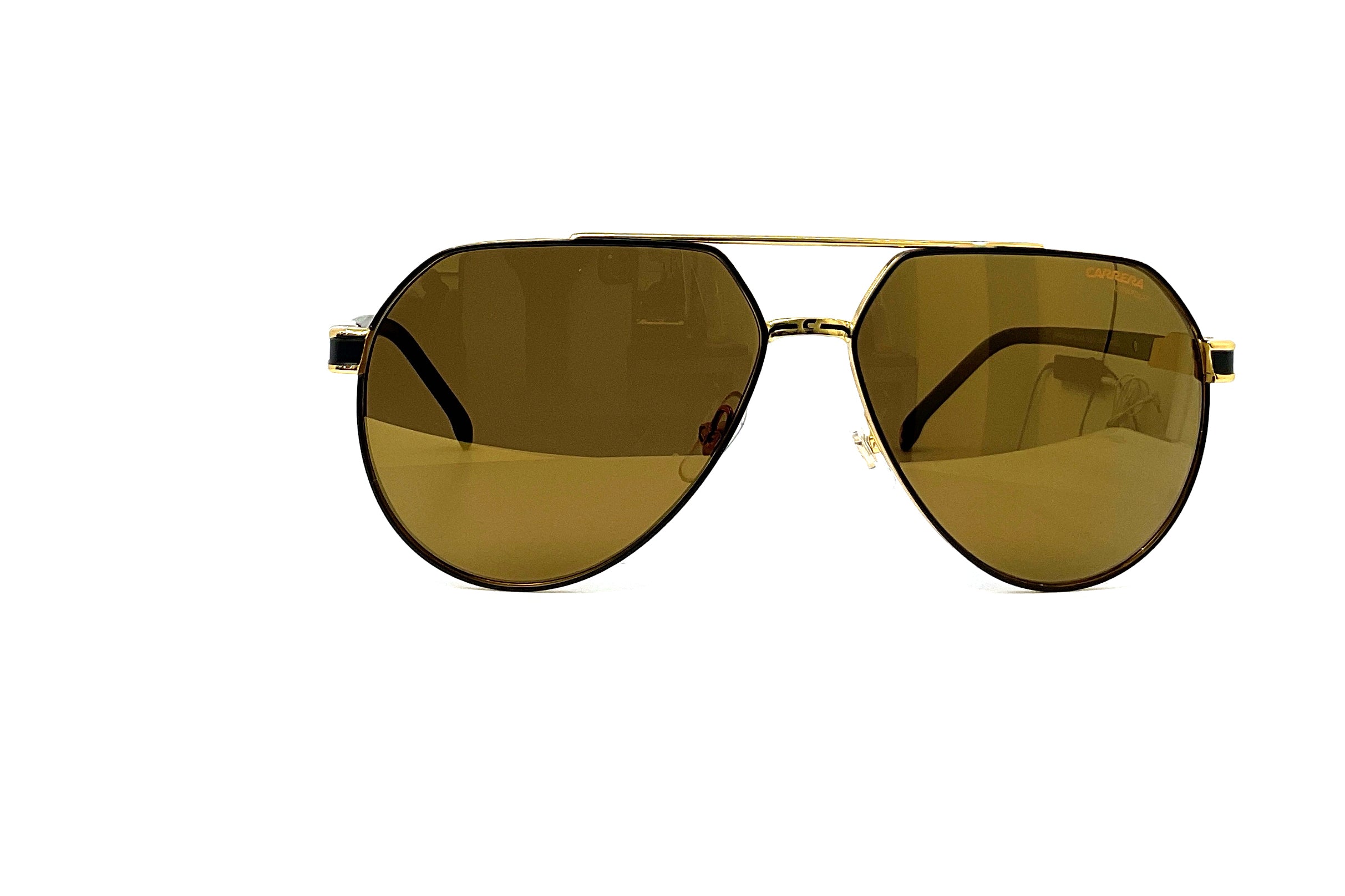Carrera 1067/S Matte Black Gold Sunglasses – Stylish UV Protection for Outdoor Sports & Fashion