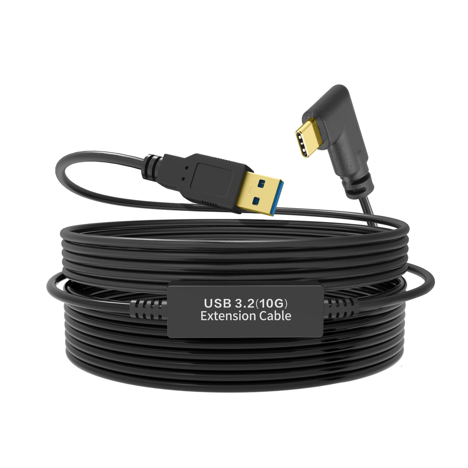 VR Link 16ft USB 3.2 Gen 2x1 to Type-C Cable 10Gbps - High-Speed Data Transfer for External NVMe SSD, Oculus Quest 3/2/Pro, PICO 4 | Perfect for Steam VR Headset PC Connection & Virtual Reality Gaming