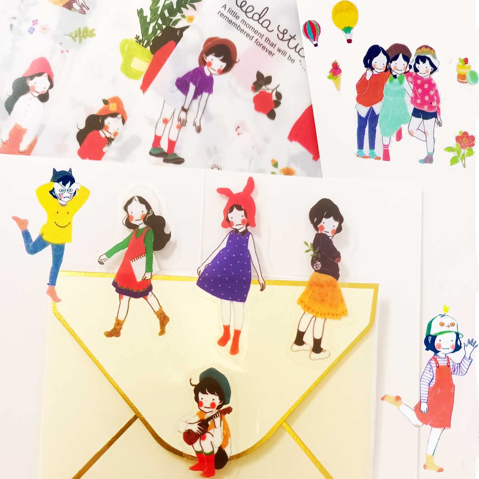Cute Aesthetic Stickers for Bullet Journal, Planner & Scrapbooking - Kawaii Decorative Vinyl Decals for DIY Crafts, Kids Room Decor & Gift Wrapping - Perfect for Journals, Calendars, Ephemera & School Supplies