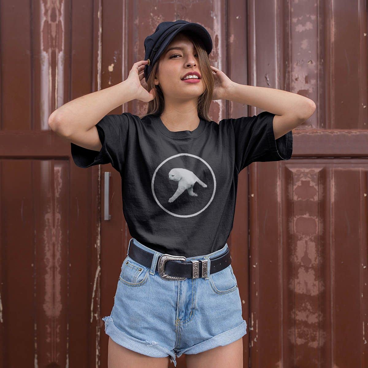 Unisex Aphex Twin Tee Cat Shirt - 100% Cotton White Logo T-Shirt for Men & Women | Summer Casual Wear, Street Style, Gift Idea