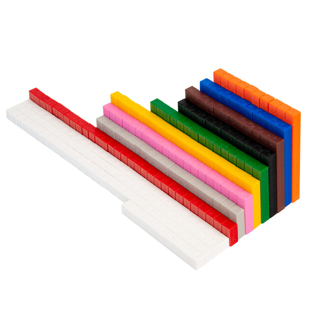 Educational Number Rods Math Kit for Kids with Activity Cards - Perfect for Homeschooling & Early Learning