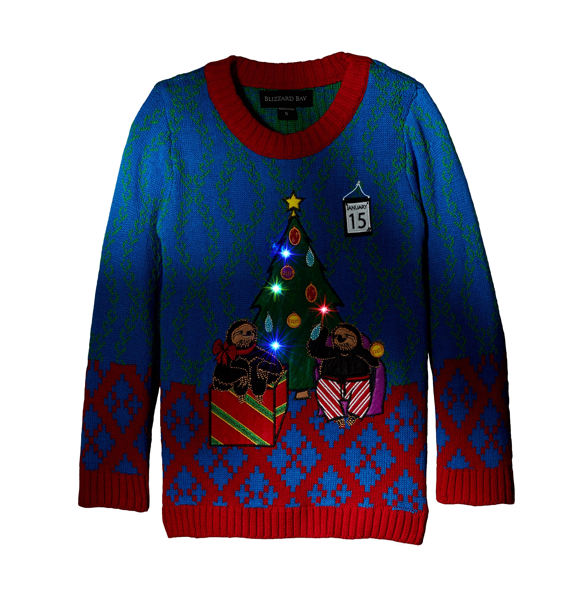 Blizzard Bay Boys Big Boys' Reindeer Camo Christmas Sweater - Festive Holiday Pullover for Kids & Teens - Perfect for Xmas Parties, Family Photos & Winter Gatherings