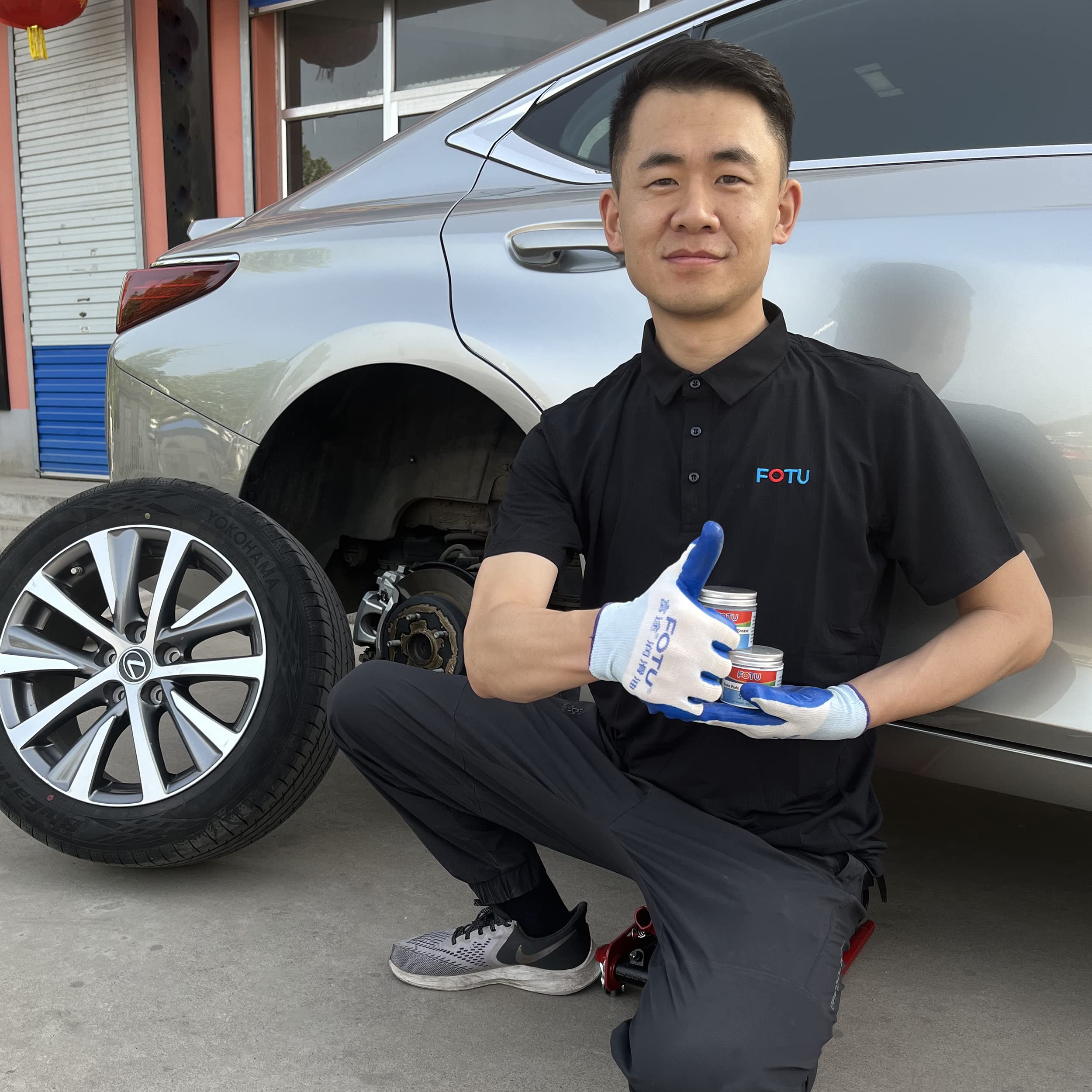 High-Temperature Brake Caliper Grease - FOTU 661 Guide Pin Lubricant for Smooth Braking | Long-Lasting, Vehicle-Compatible | Ideal for Car Maintenance & DIY Brake Repairs