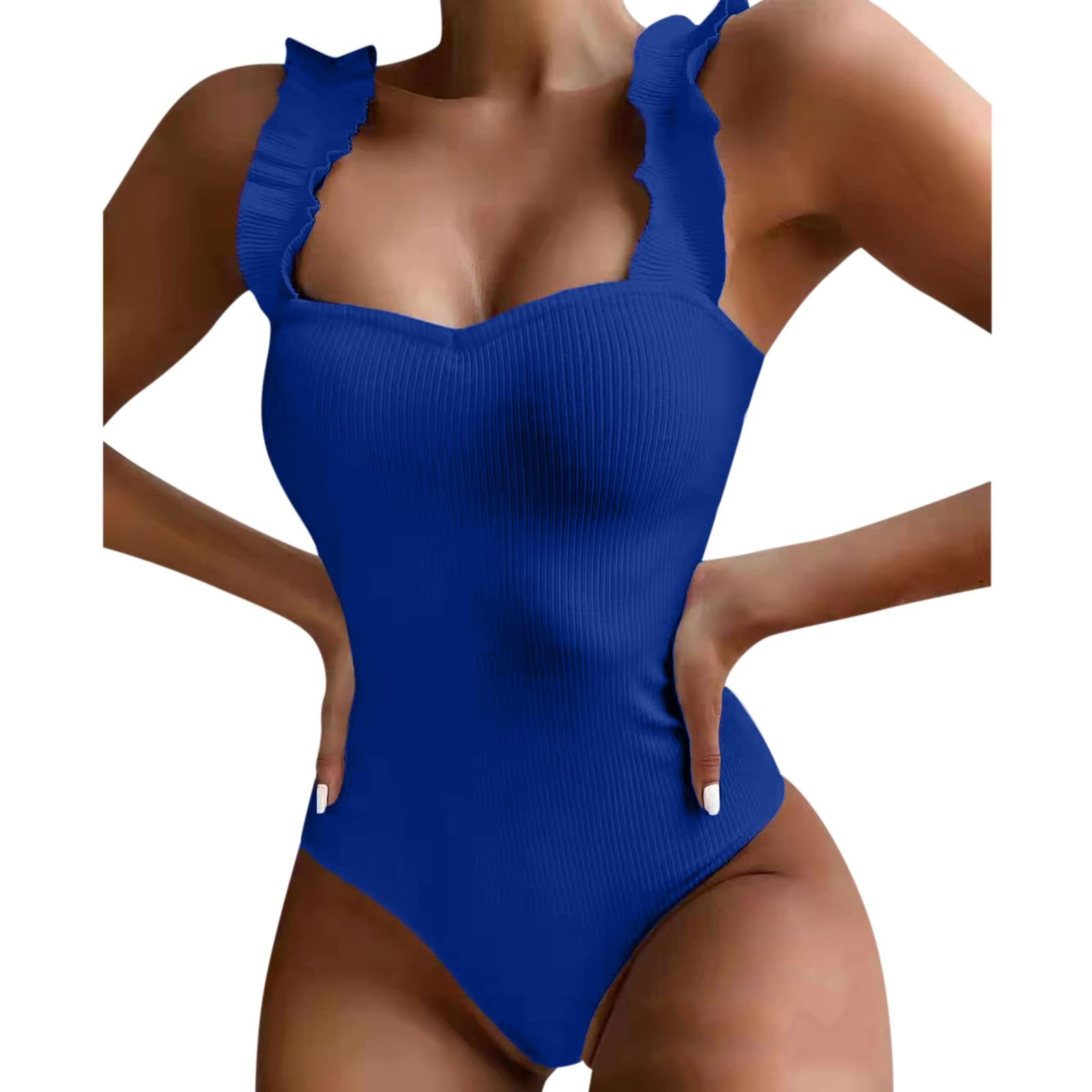Stylish Women's One-Piece Swimsuits - Fashionable Ladies Bathing Suits with Adjustable Straps | Perfect for Beach Vacations, Pool Parties & Summer Getaways