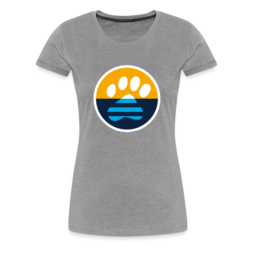 Premium MKE Flag Paw Contoured T-Shirt - Comfortable & Stylish Apparel for Dog Lovers, Milwaukee Pride & Casual Wear