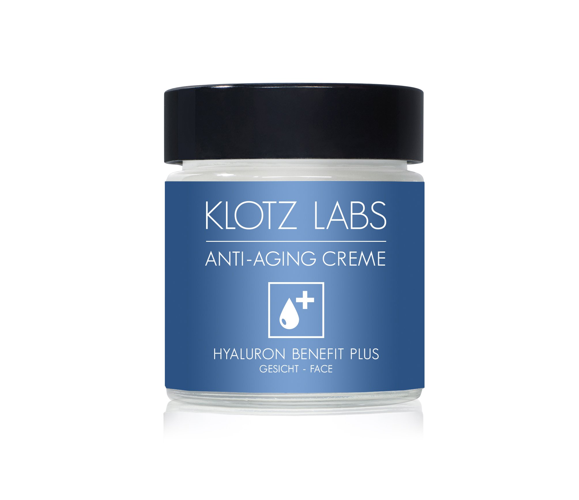 Klotz Labs Hyaluron Benefit Plus Anti-Aging Cream 60ml - Hydrating & Wrinkle-Reducing Face Moisturizer for Daily Skincare Routine