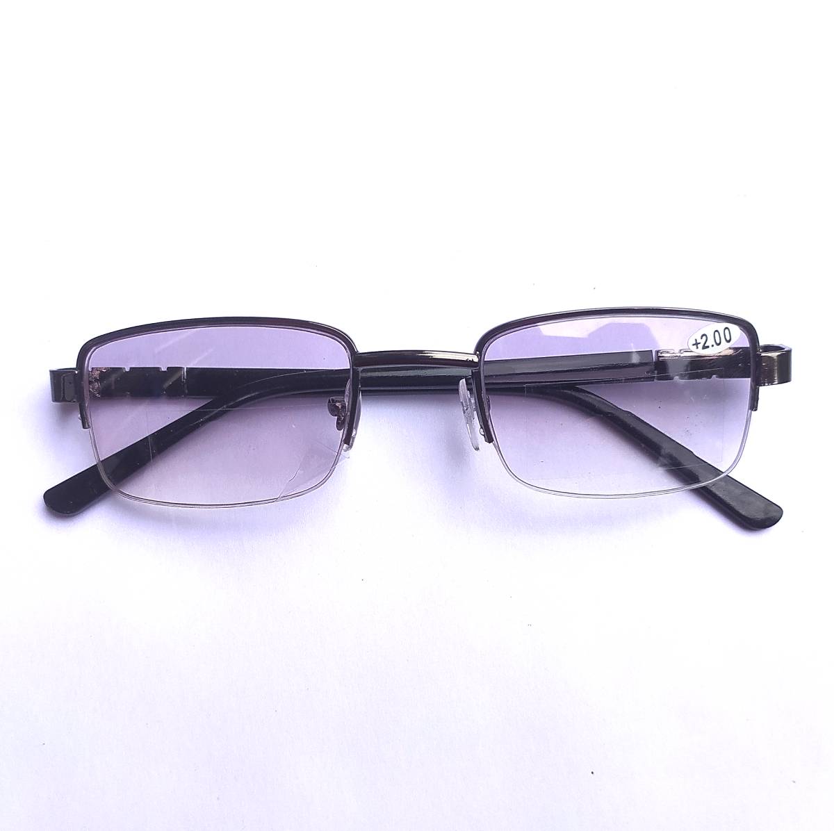 Stylish Tinted Metal Supra Bifocal Reading Glasses for Men & Women - Kryptok Lens | Perfect for Reading, Computer Work & Outdoor Activities