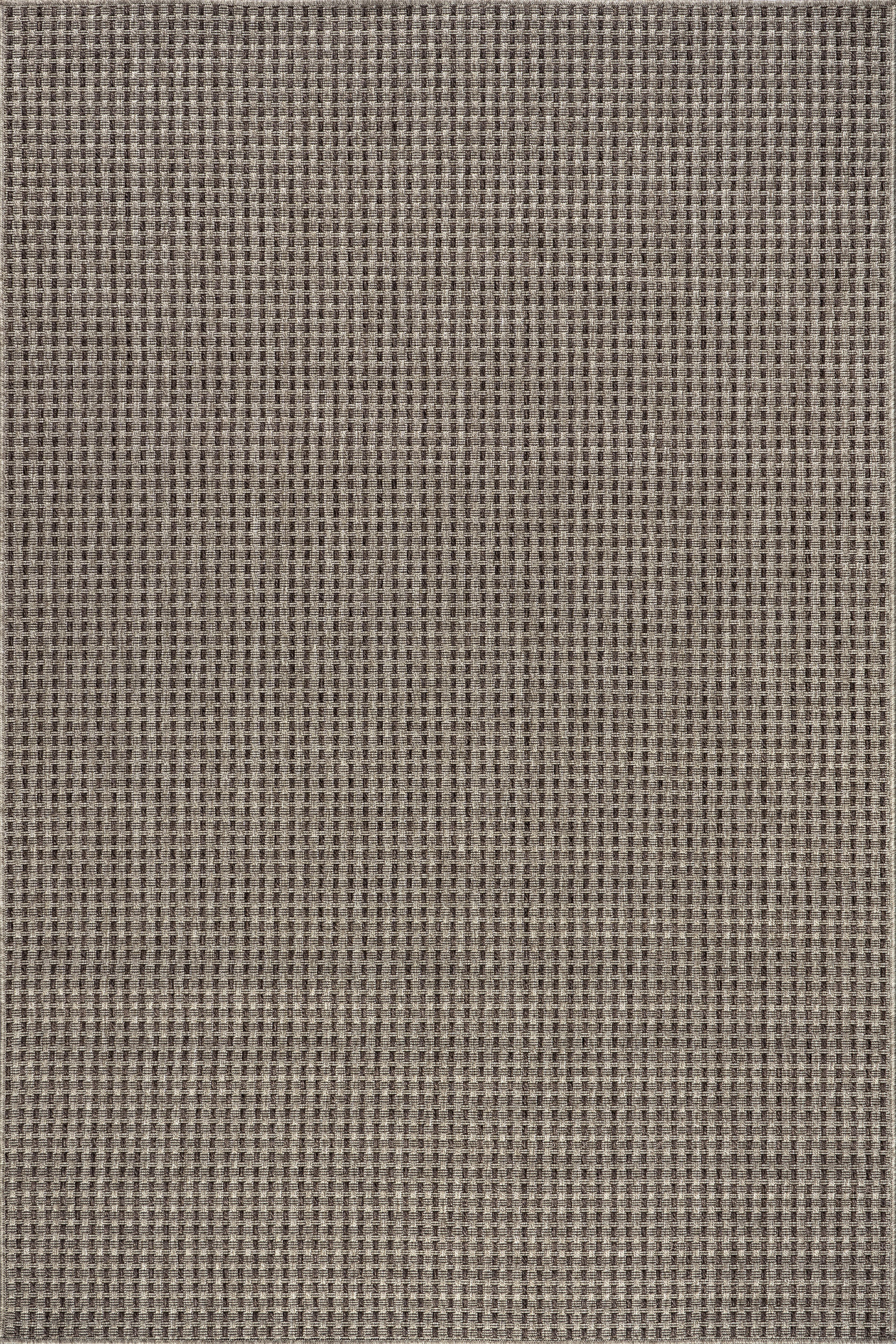 Alayna Textured Geometric Indoor/Outdoor Area Rug - Light Grey | Modern Home Decor for Living Room, Patio & Bedroom