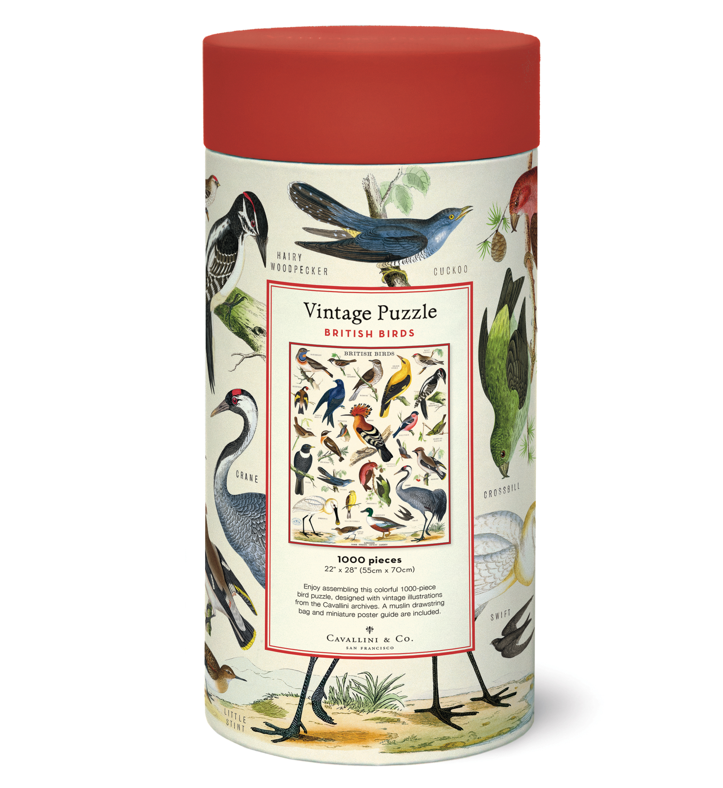 British Birds Jigsaw Puzzle - 500 Piece Wildlife Nature Puzzle for Adults & Kids - Perfect for Family Game Night & Educational Learning