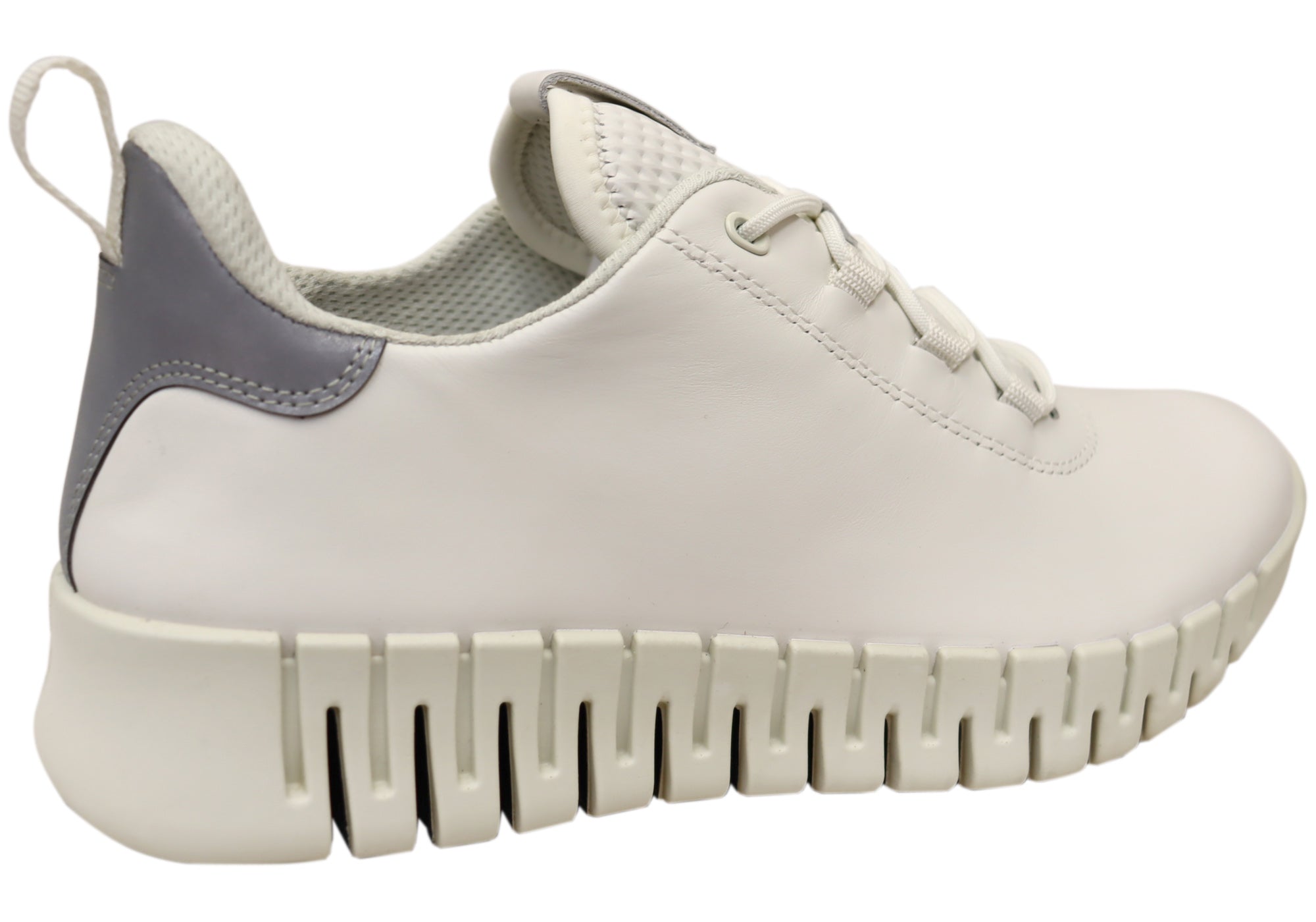 ECCO Women's Comfortable Leather Gruuv Sneakers - Stylish Casual Walking Shoes for Work, Travel & Everyday Wear