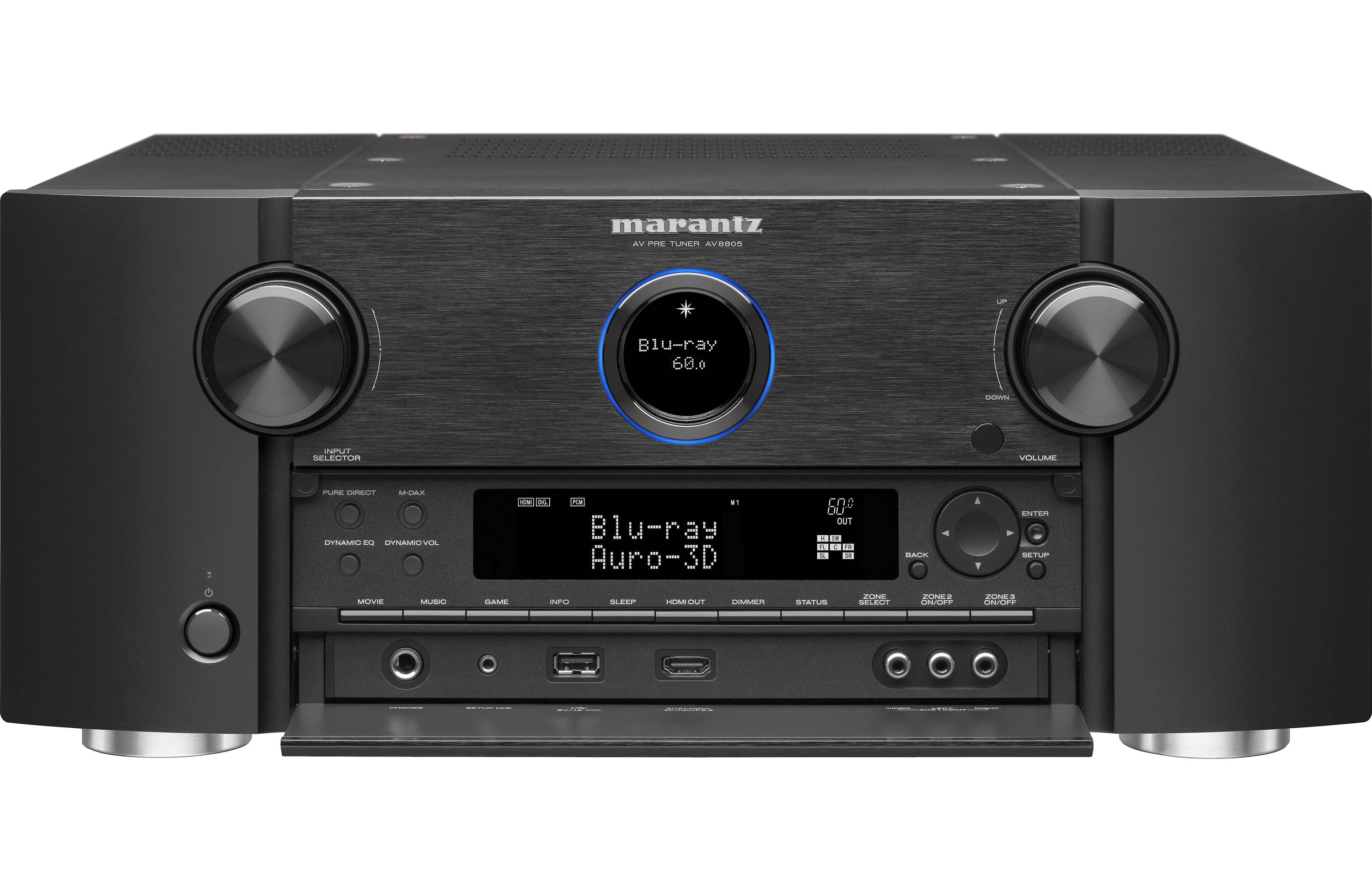 Marantz AV8805A 13.2 Channel 4K Ultra HD Network AV Preamplifier with HEOS - Premium Home Theater Audio System for Movies & Music