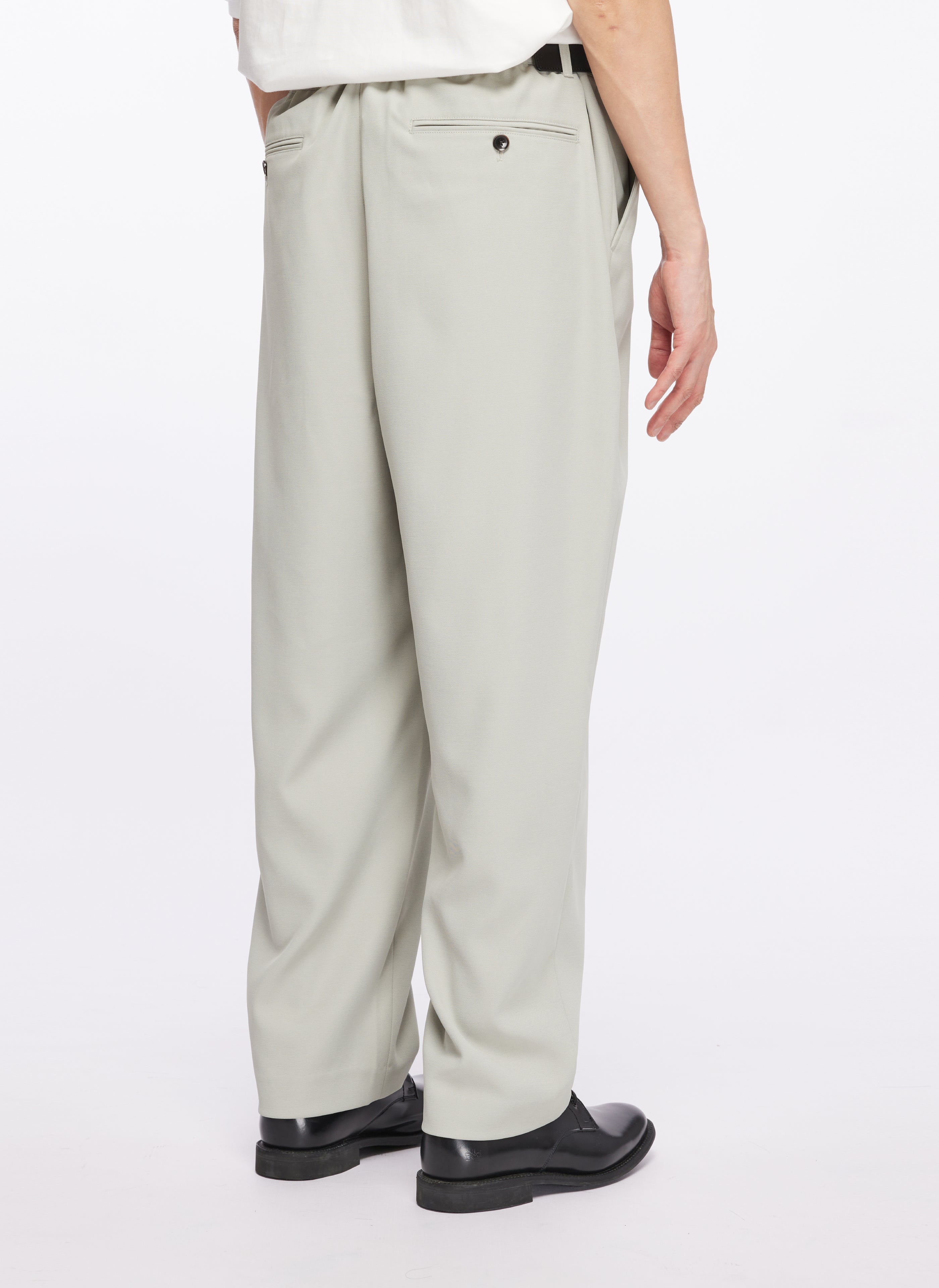 Premium Jacquard Nylon Polyester Wide Tapered Pants - Comfortable Stretch Work Pants for Men & Women - Perfect for Office, Business Casual & Travel Wear