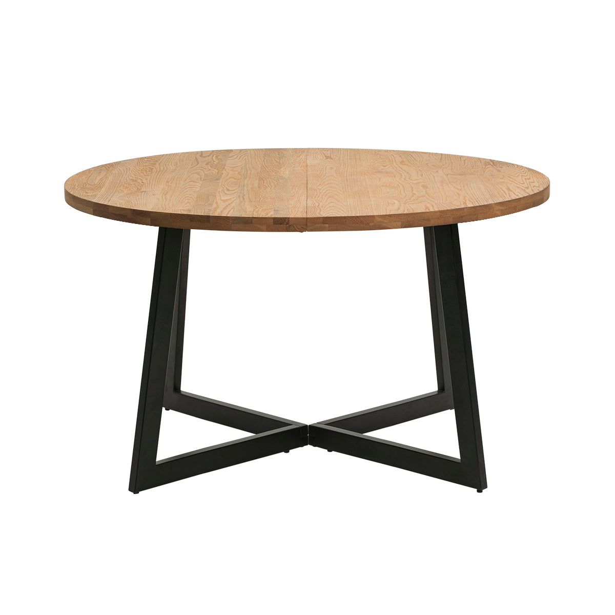 Calia Round Extendable Dining Table - 42 to 60 Inches Expandable Wood Table for Small Spaces | Perfect for Kitchen, Dining Room, Breakfast Nook & Apartment Living