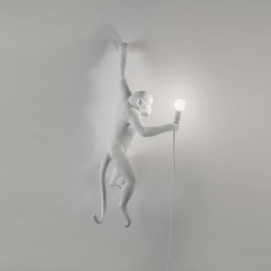 Cute Monkey Wall Lamp for Kids Room - Night Light & Nursery Decor - Perfect for Bedroom, Playroom, and Baby Shower Gifts