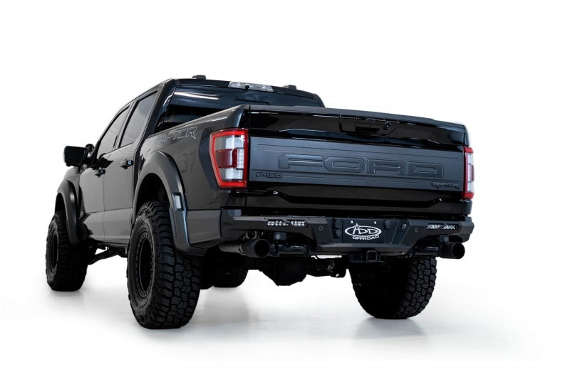 Addictive Desert Designs 21-22 Ford F-150 Raptor Phantom Rear Bumper | Heavy-Duty Off-Road Truck Bumper for Enhanced Protection & Style | Perfect for Off-Roading, Overlanding & Truck Customization