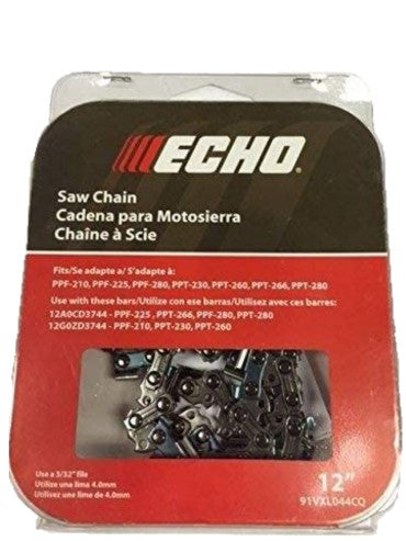 ECHO 91VXL44CQ Replacement Chainsaw Chain - Compatible with ECHO Chainsaws - High-Carbon Steel for Durability - Perfect for Tree Cutting, Firewood, and Landscaping