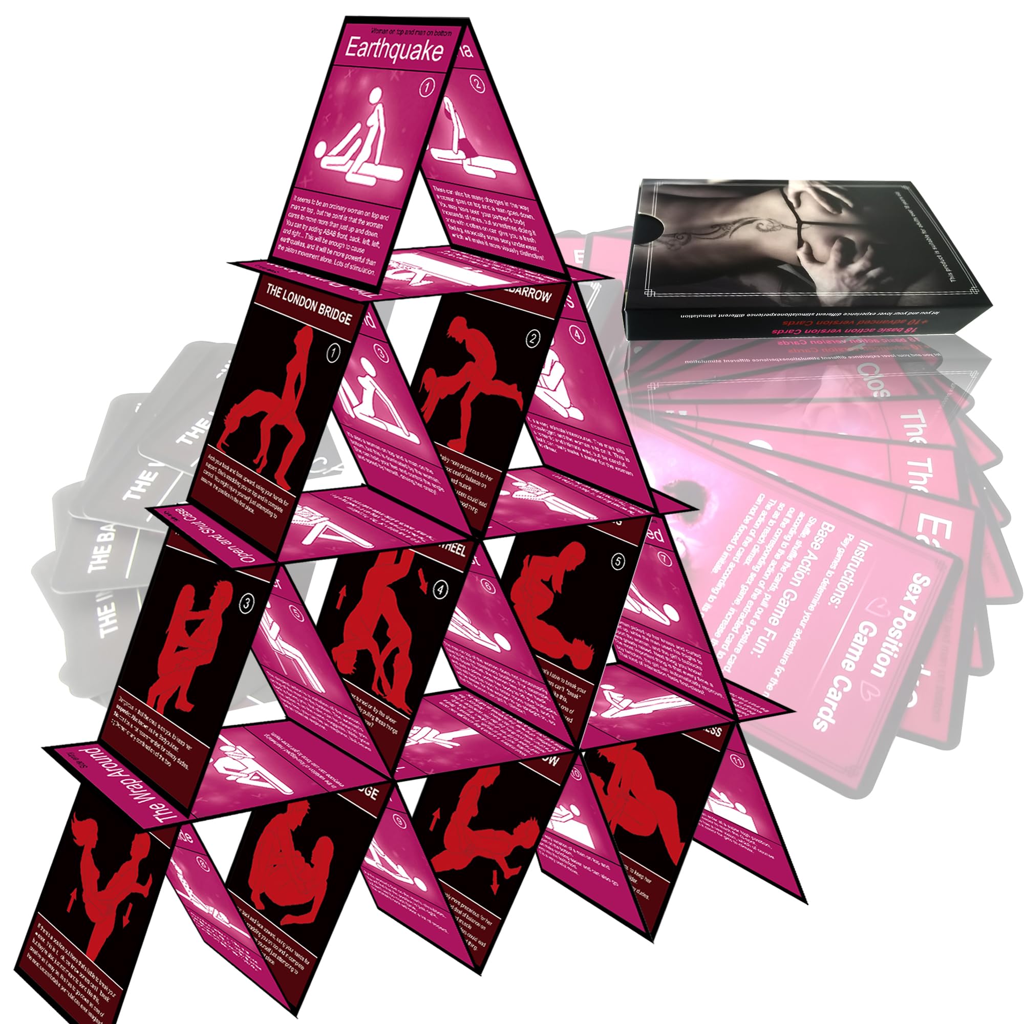 BDSM Kit - Bondage Restraints Set with Adjustable Handcuffs, Collar, Ankle Cuffs & Blindfold | Anal Butt Plug Sex Toys for Couples | Kinky Adult Games & Role Play | Perfect for Spicing Up Relationships & Bedroom Fun