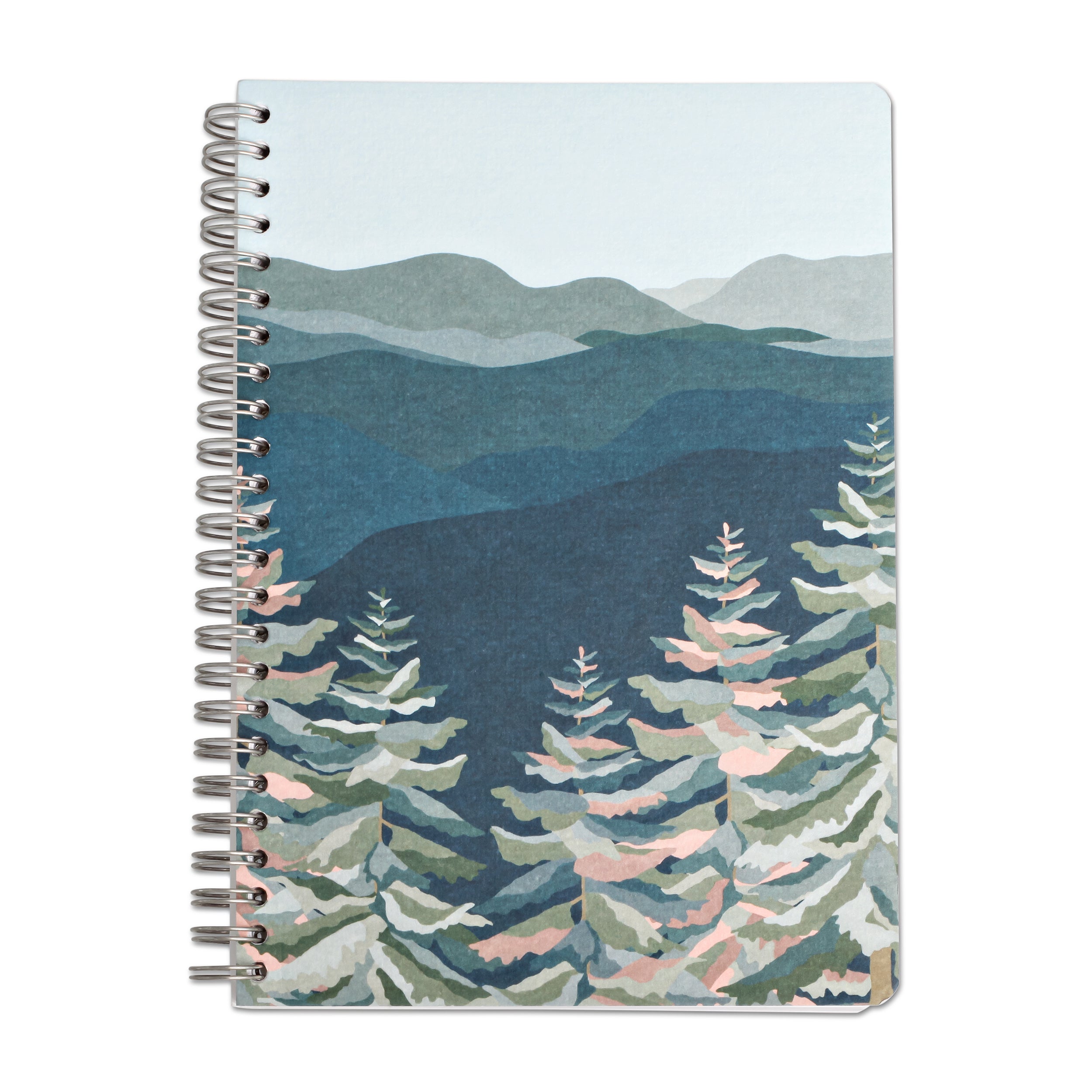Clairefontaine La Vie en Vosges Wirebound Notebook A5 Lined - Stylish French Notebook for Journaling, Note Taking & School - Assorted Floral & Nature Designs