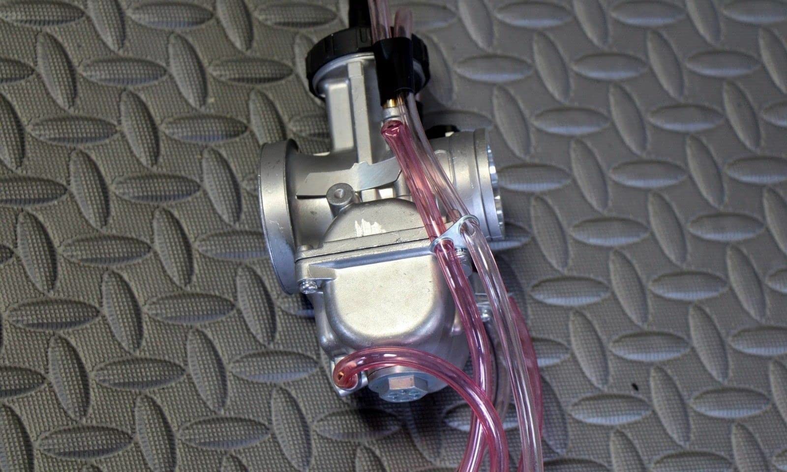 2 Pack 35mm Performance Carburetors with Thumb Throttle Cable - Compatible with Yamaha Banshee 350 - High Flow Aftermarket Carbs for ATV & Dirt Bike Racing Upgrades