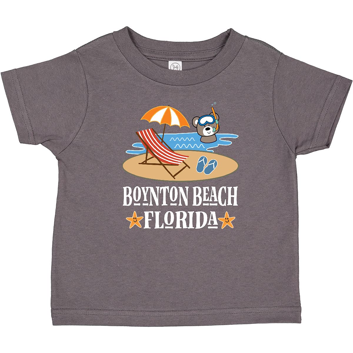 Inktastic Boynton Beach Florida Vacation Toddler T-Shirt - Cute Graphic Tee for Boys & Girls - Perfect for Beach Trips, Family Vacations & Summer Outfits