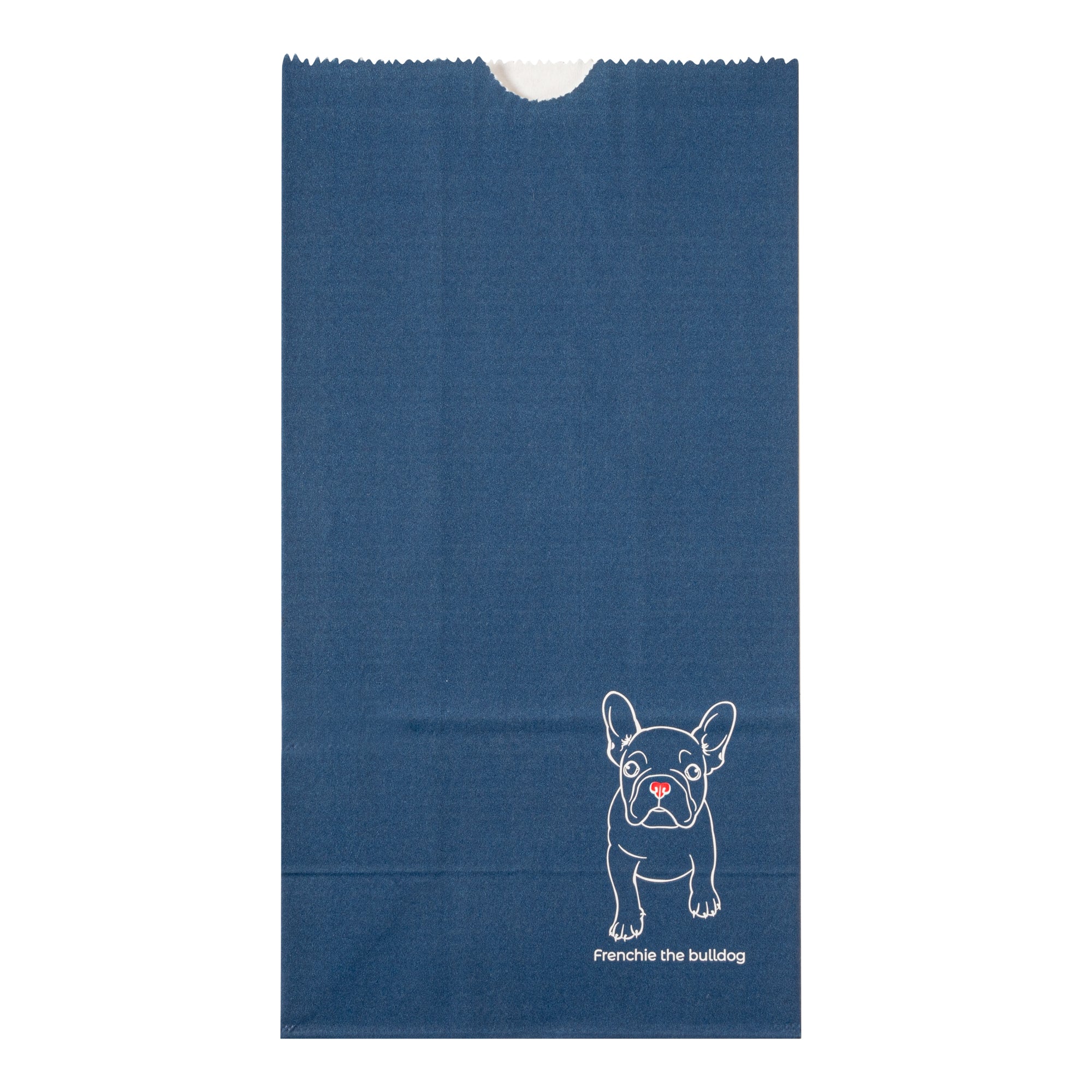 Frenchie Paper Bags 4 lb - 5 x 3.25 x 9.5 Inches - Pack of 100 | Eco-Friendly Kraft Takeout Bags for Bakery, Deli & Restaurant Food Packaging