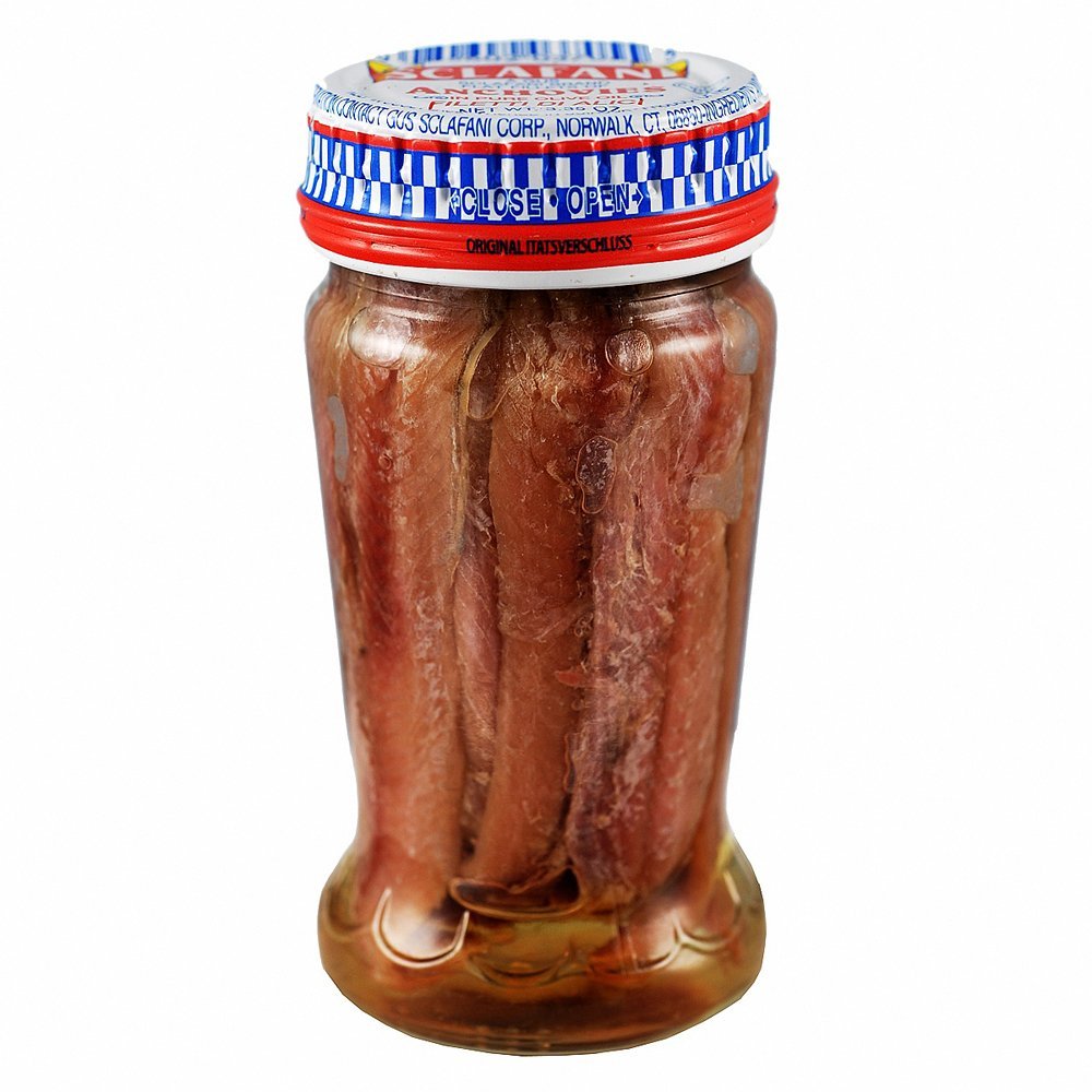 Premium Anchovy Fillets in Pure Olive Oil - 3.35 Oz Glass Jars (Pack of 24) | Perfect for Salads, Pizzas, Pasta & Mediterranean Recipes | High-Quality Seafood for Gourmet Cooking