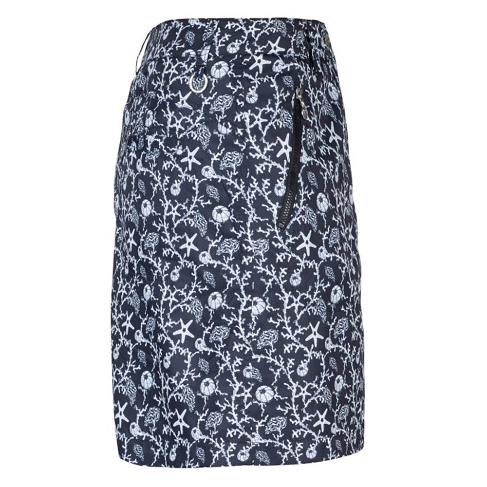 Women's Golf Skort - Breathable Coral Wind Design for Daily Sports & Active Wear - Perfect for Golf, Tennis & Outdoor Activities