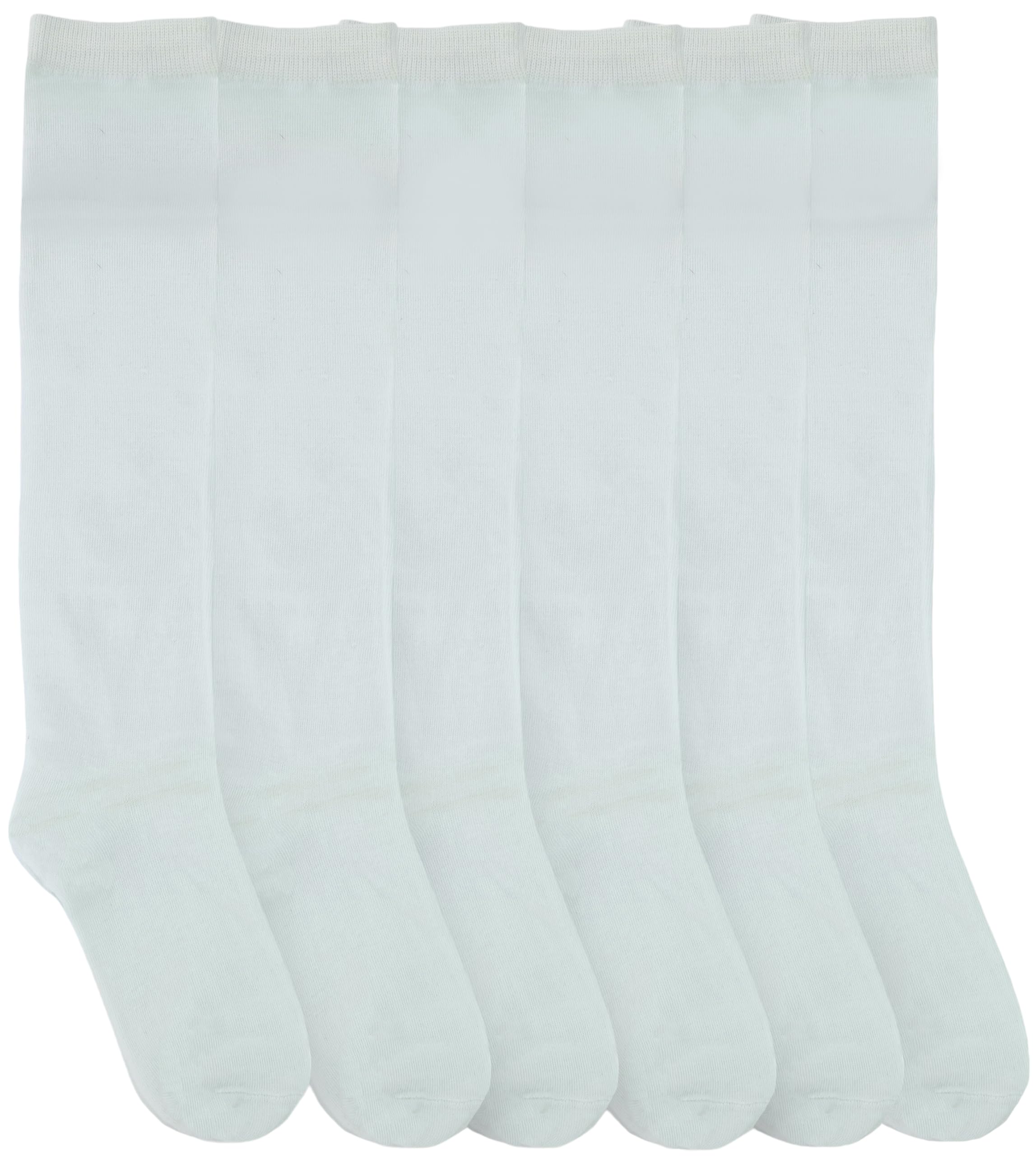 ToBeInStyle Women's Knee High Socks - Pack of 6 or 12 - Soft Comfortable Cotton Blend - Perfect for Boots, Workout & Winter Warmth