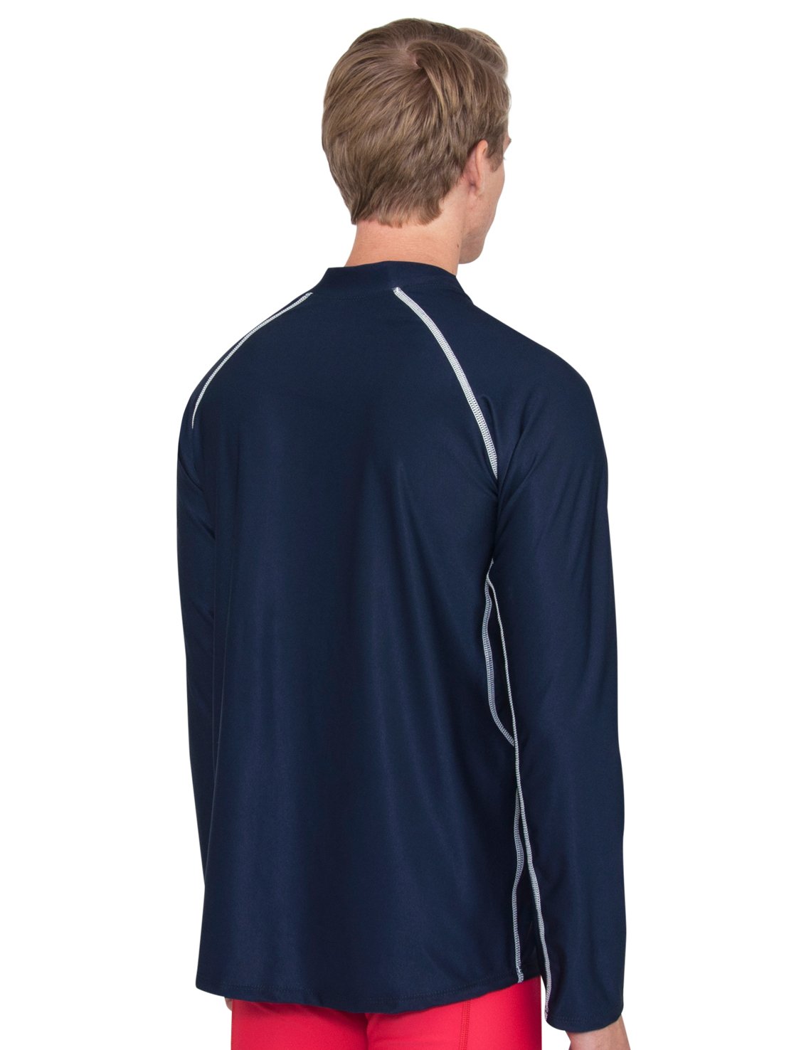 Tuga Adult Unisex Chlorine Resistant Rash Guard UPF 50+ Sun Protection Swim Shirt - Made in USA for Swimming, Surfing & Water Sports