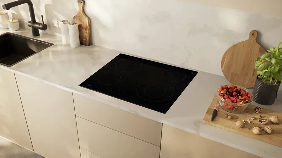 Neff 60cm Ceramic Cooktop N70 T16FDF9L0A - Built-in Electric Stove with Touch Controls - Perfect for Modern Kitchens, Cooking, Baking & Entertaining