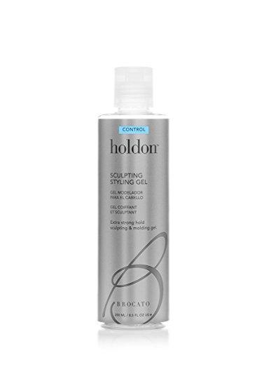 BROCATO HOLD ON SCULPTING STYLING GEL 8.5 oz - Strong Hold Hair Gel for Men & Women - Perfect for Curly, Wavy & Straight Hair - Salon Quality Styling for Volume & Definition - Great for Everyday Use & Special Occasions