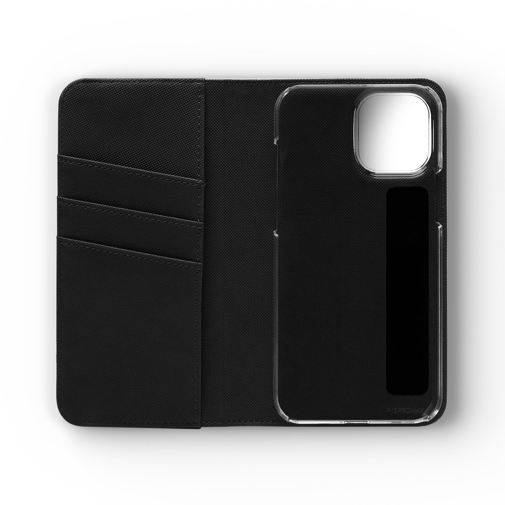 Premium Awapuhi Folio Case for iPhone 14 Pro Max - Slim Vegan Leather Phone Cover with Card Slots | Perfect for Work, Travel & Everyday Protection