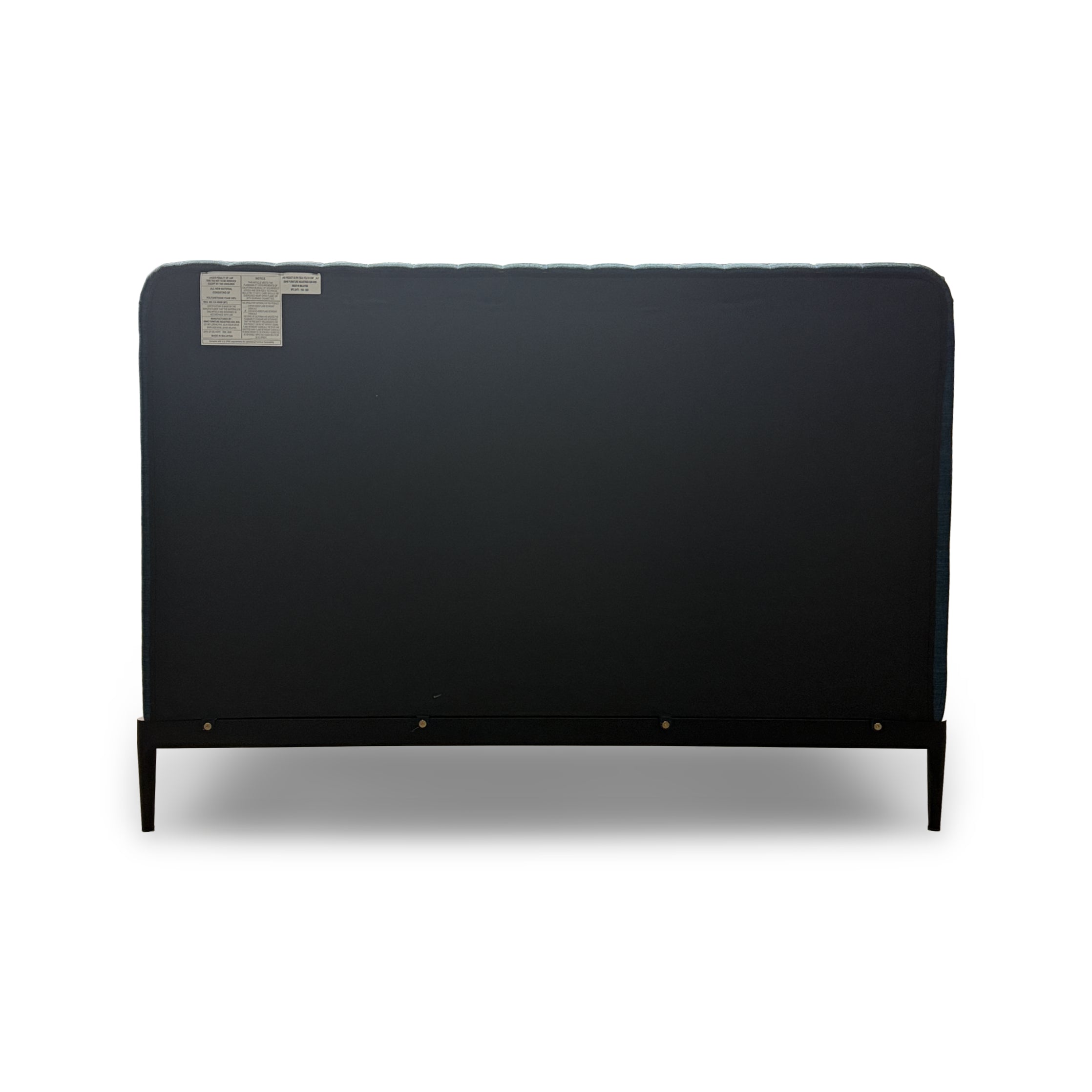 Mira Upholstered Queen Bed Frame with Button Tufted Headboard - Modern Fabric Platform Bed for Bedroom, Guest Room & Master Suite