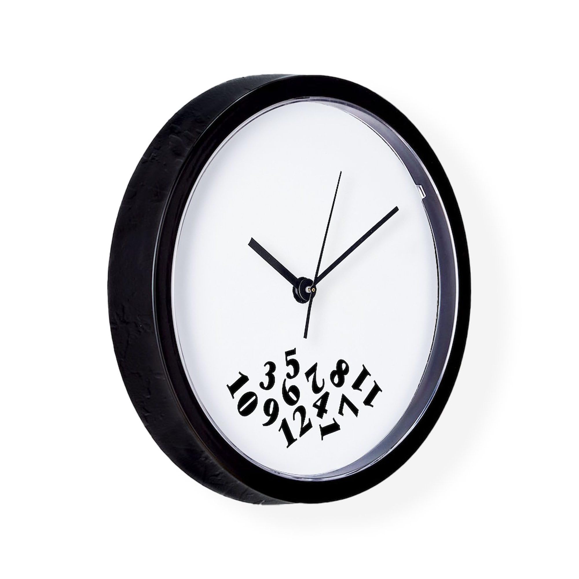 Fallen Numbers 10 Inch Wall Clock - Decorative Clock for Living Room, Kitchen, Office & Home Decor | Perfect for Home, Office, Dorm & Gift Giving