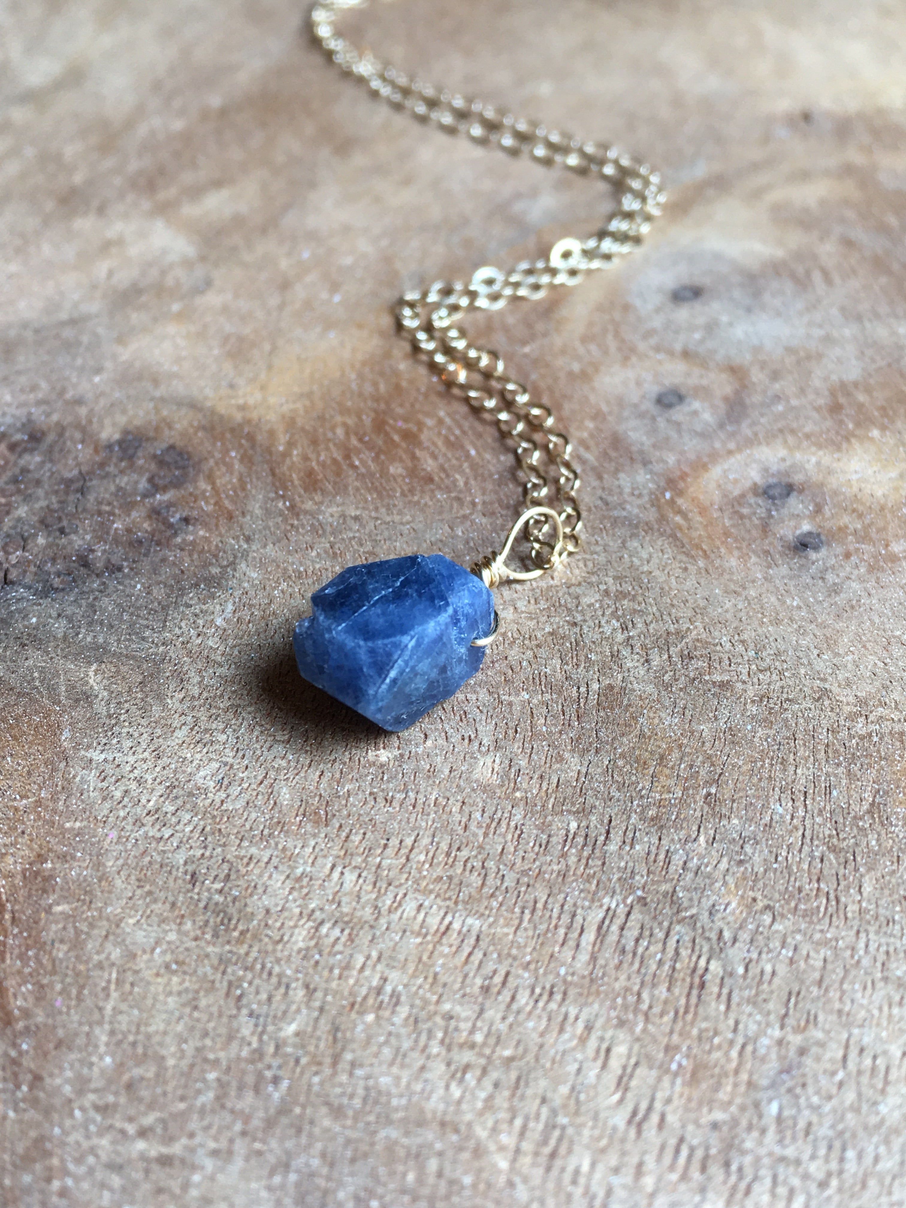 Natural Blue Sapphire Necklace for Women - 14K Gold or 925 Sterling Silver Pendant Jewelry - Perfect for Weddings, Anniversaries & Special Occasions
