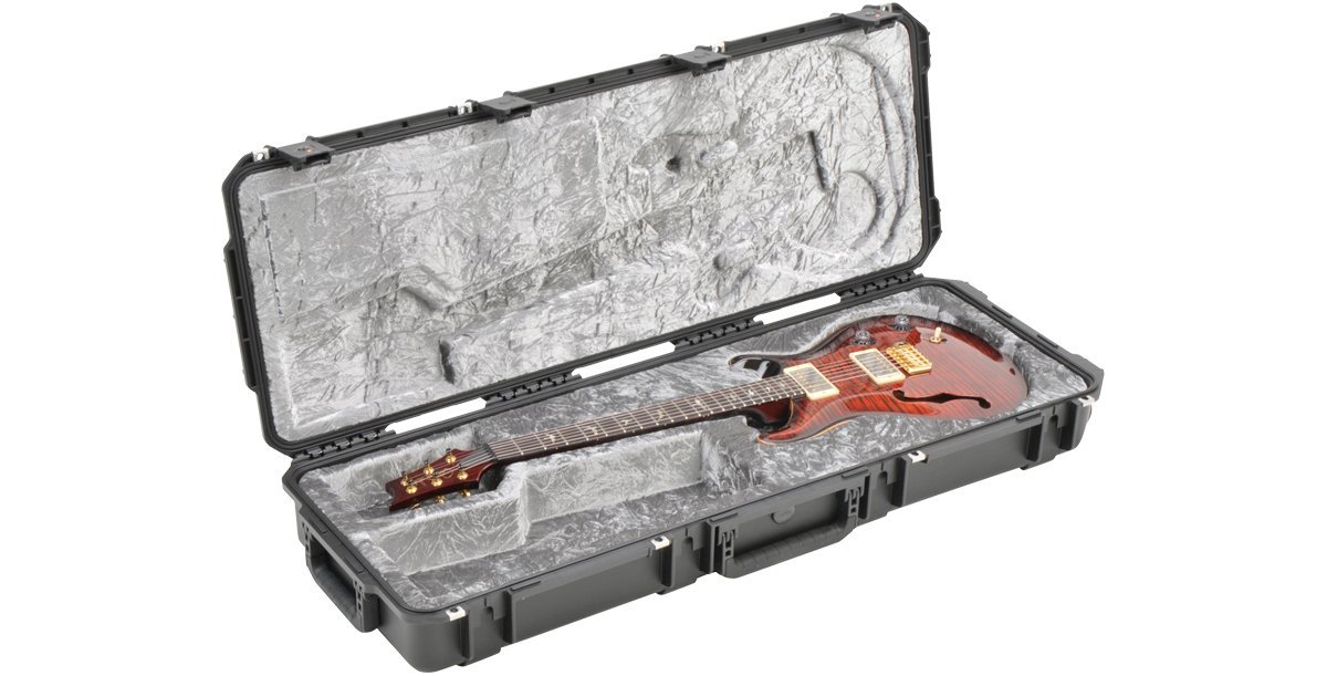 SKB Injection Molded Guitar Case for PRS Guitars - TSA Approved Locks & Wheels (3i-4214-PRS) | Durable Protection for Travel & Stage Performances