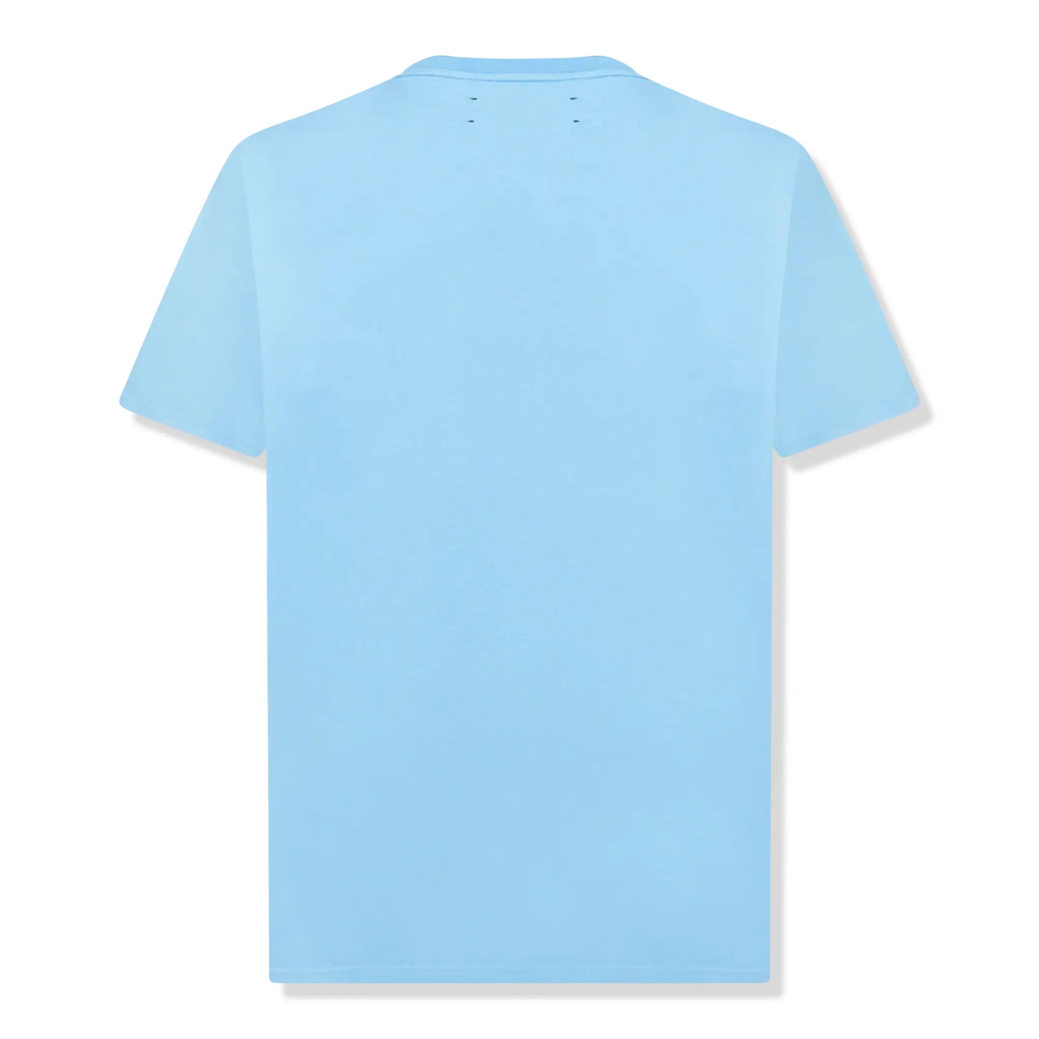 Amiri Ouija Board Carolina Blue Graphic T-Shirt for Men - Vintage Inspired Casual Tee for Streetwear & Music Festivals