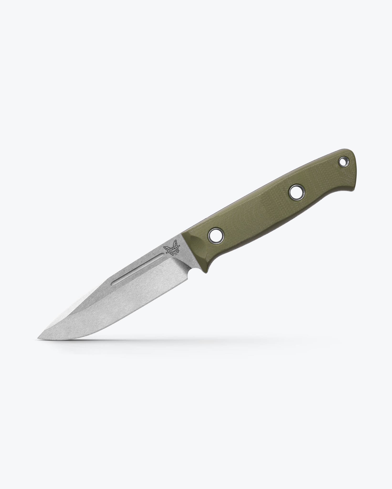 Bushcrafter Survival Knife - OD Green G10 Handle with Drop Point Blade - Perfect for Camping, Hiking, and Outdoor Adventures