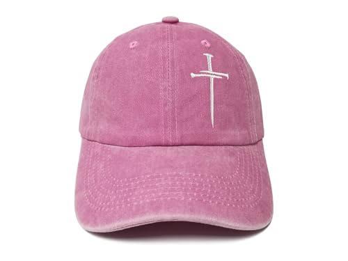 Three Nails Cross (Washed Pink)