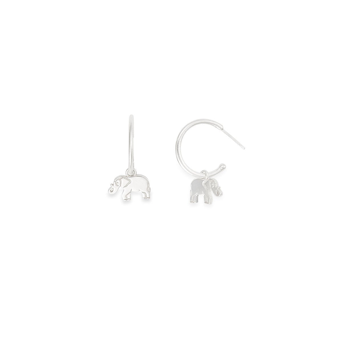 Stylish Elephant Hoop Earrings for Women - Trendy Gold & Silver Animal Jewelry - Perfect for Boho Fashion, Parties & Everyday Wear