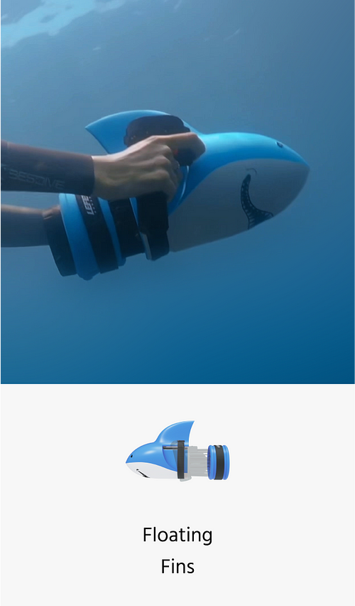 Lefeet S1 Pro Electric Underwater Scooter - Portable Diving Gear for Snorkeling & Scuba Adventures - Perfect for Ocean Exploration & Underwater Photography