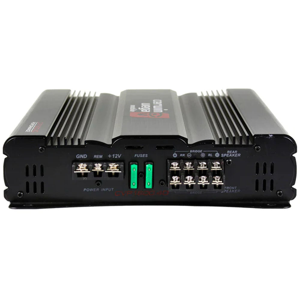 Cerwin Vega CVP1600.4D 4-Channel Class D Car Amplifier 800W RMS Power - Refurbished - Perfect for Car Audio Systems & Bass Boost Upgrades