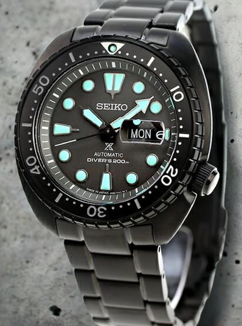 SEIKO Prospex Diver's Watch - Black Series SBDY127 / SRPK43 - Made in Japan - JDM - Perfect for Scuba Diving & Water Sports